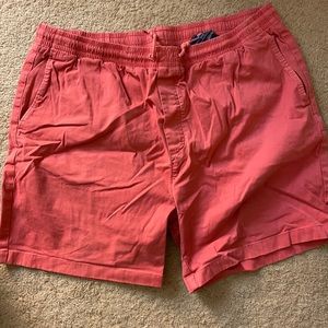 Vineyard vines coral khaki shorts, men’s, XXL